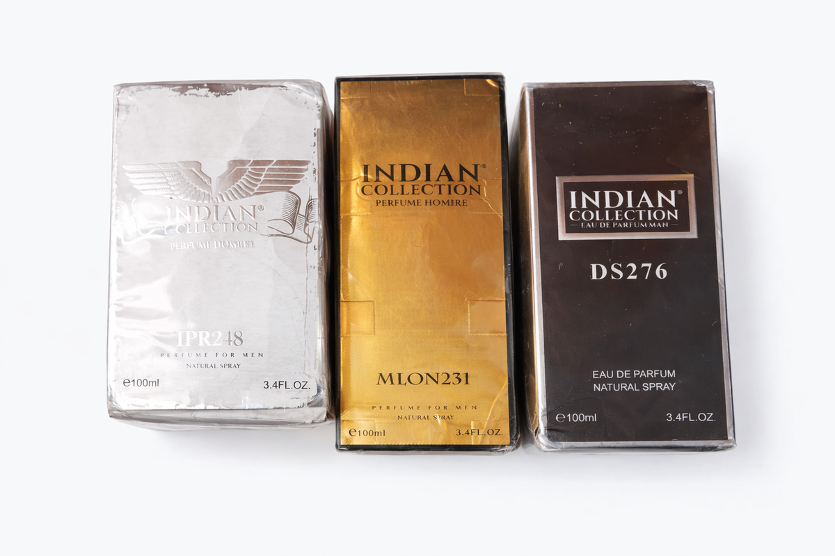 REGALA ESTE KIT DE 3 PERFUMES  INDIAN COLECTION ATL.